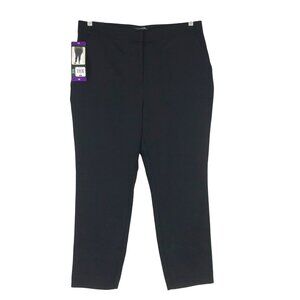 BANANA REPUBLIC - WOMEN'S 14 -  BLACK RAYON BLEND PONTE DRESS PANTS